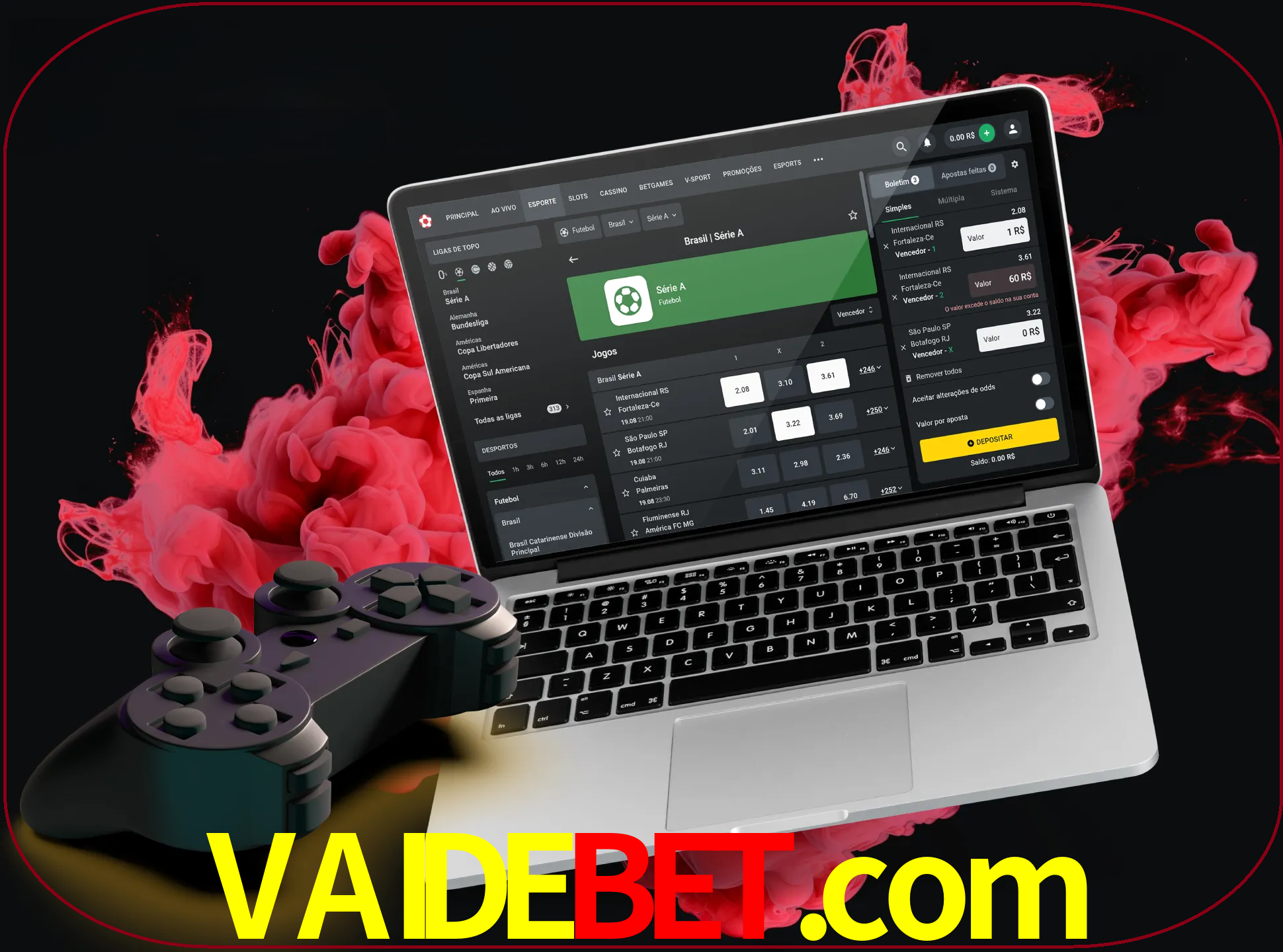 Visite a secção especial de jogos de vídeo em vaidebet para descobrir em que jogos pode apostar e ganhar muito dinheiro.