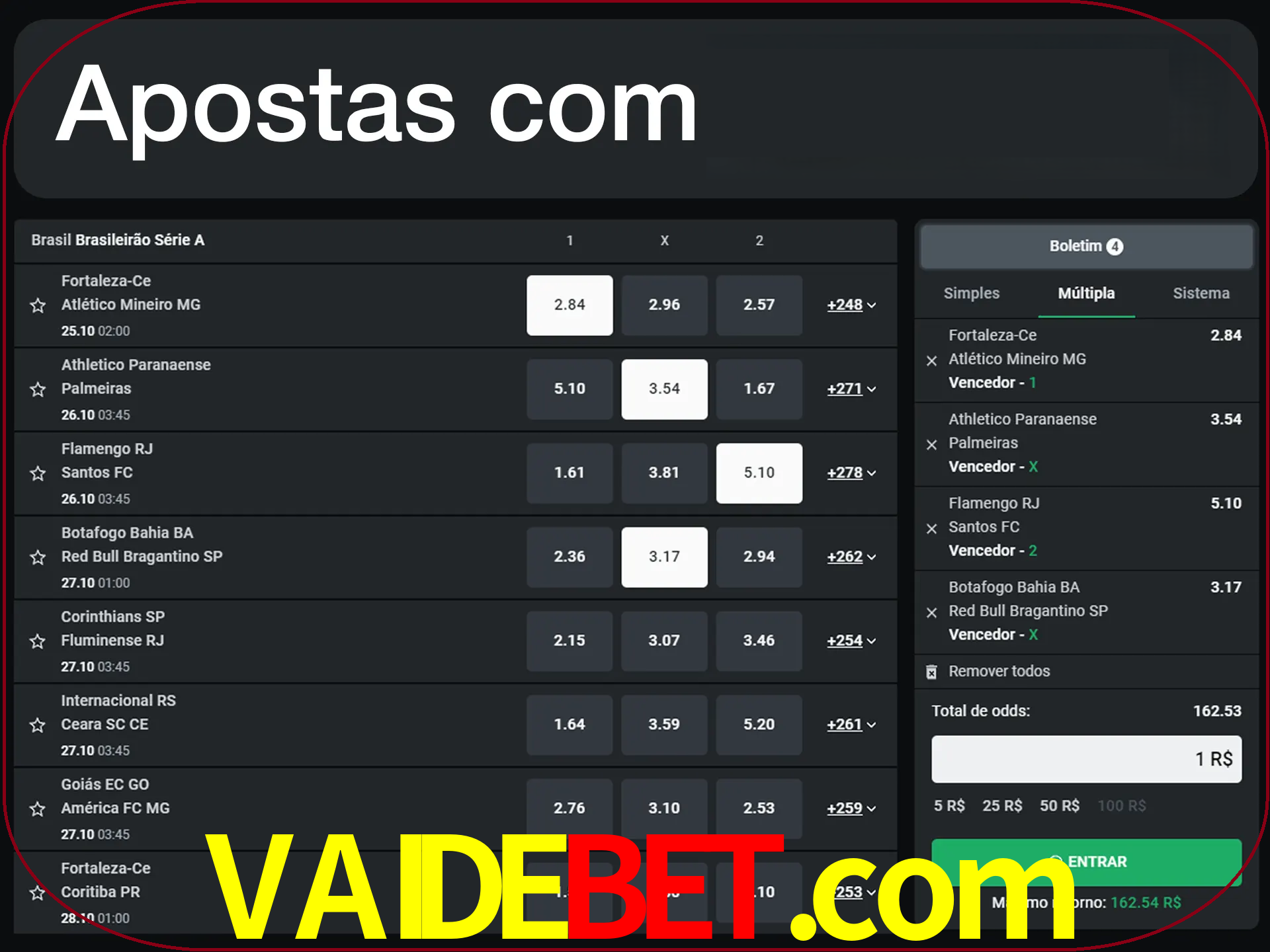 Aposte em vários diciplines com LeonBet.