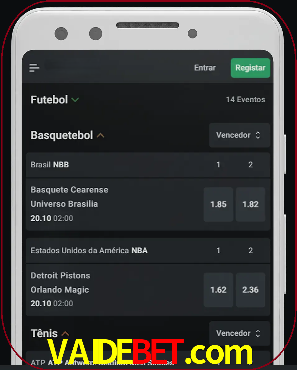 Aposte e assista aos esportes em formato ao vivo.