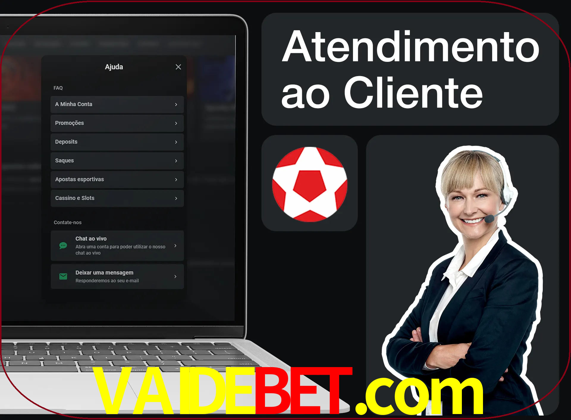 Você pode pedir nosso apoio para ajudar.