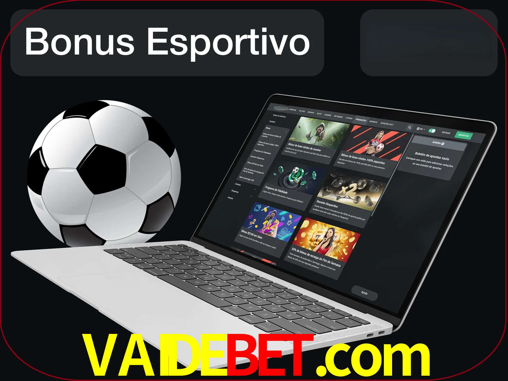 Antes de começar a apostar, use o bônus esportivo.